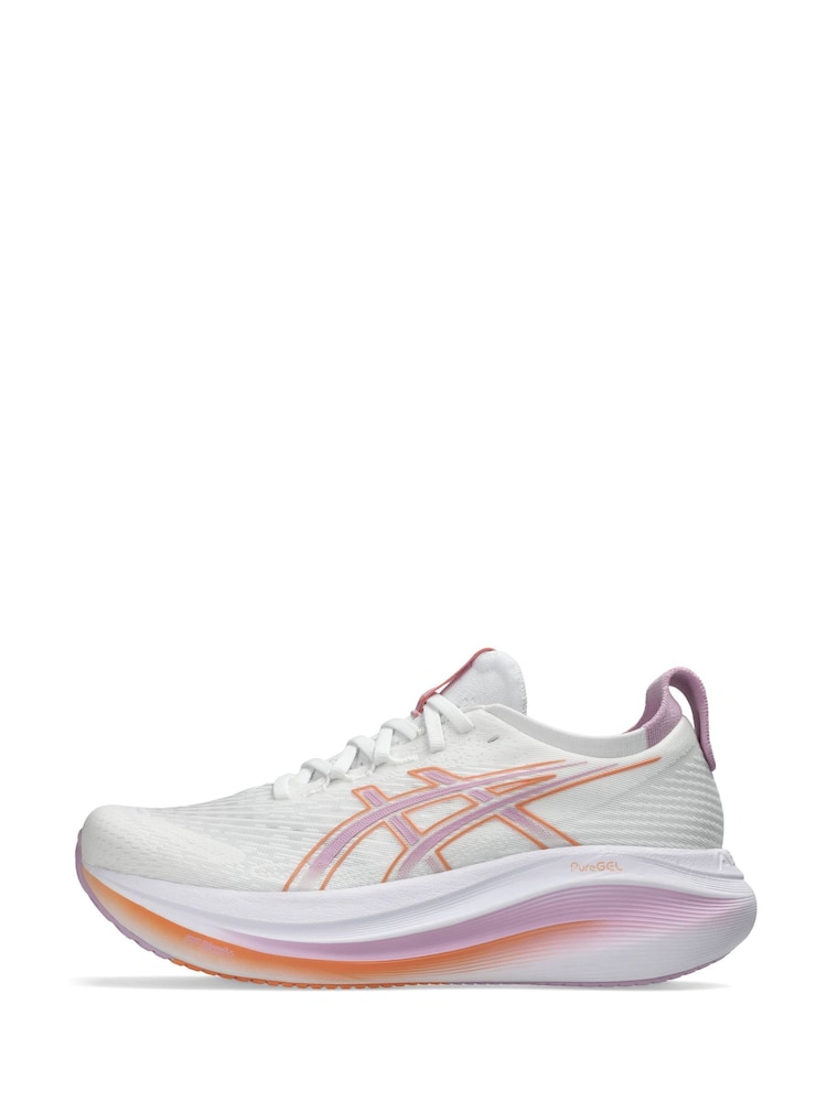 Blanco - ASICS Womens Gel Nimbus 27 Trainers. - Imagen 2 de 5