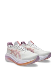 Blanco - ASICS Womens Gel Nimbus 27 Trainers. - Imagen 3 de 5