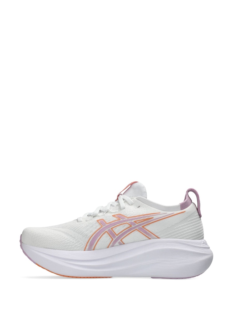 Blanco - ASICS Womens Gel Nimbus 27 Trainers. - Imagen 5 de 5