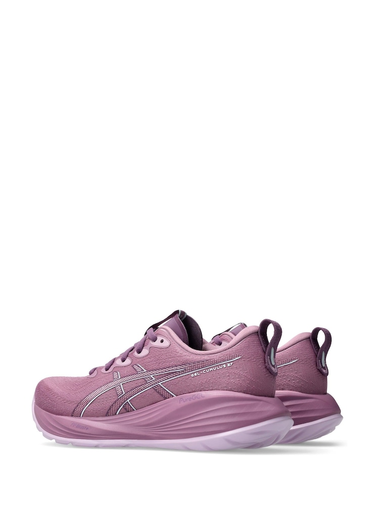 ASICS Womens Purple Gel Cumulus 27 Trainers - Image 7 of 7