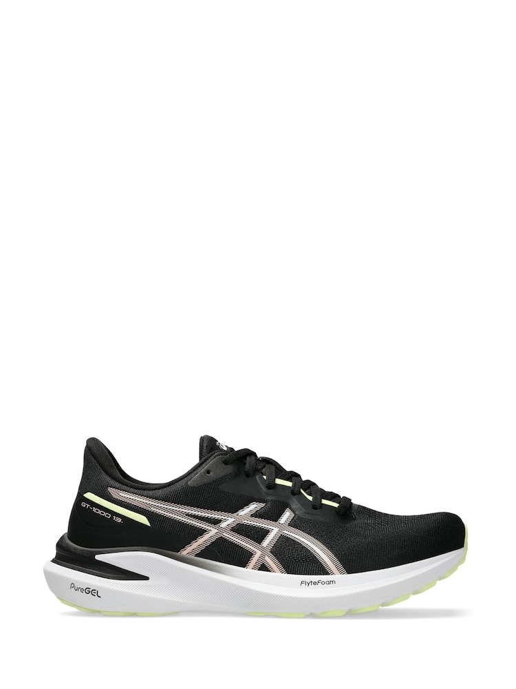 ASICS Womens GT1000 13 Black Trainers - Image 1 of 8