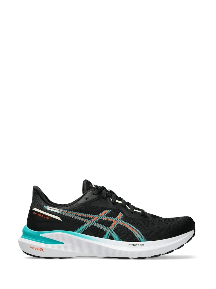 Черный - ASICS Мужские1000 13 кроссовки синим принтом GT- - Image 1 of 8