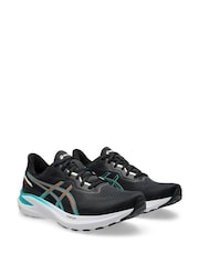 Черный - ASICS Мужские1000 13 кроссовки синим принтом GT- - Image 4 of 8