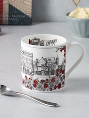 Victoria Eggs Red and Charcoal Royally British Mug & Canvas Bag - Image 1 of 5