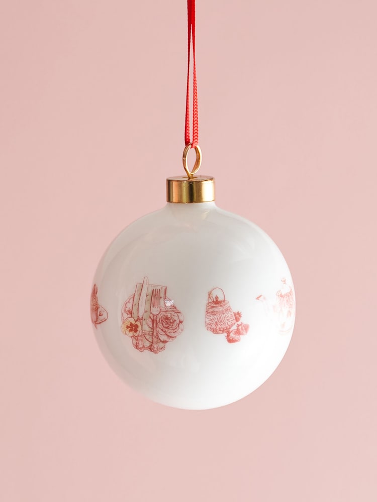 Victoria Eggs Pink Afternoon Tea Bauble - Image 2 of 2
