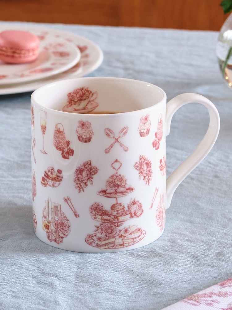 Victoria Eggs Pink Afternoon Tea Mugs 2 Pack - Image 1 of 1