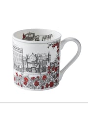 Victoria Eggs Red and Charcoal Royally British Mugs 2 Pack - Image 1 of 2