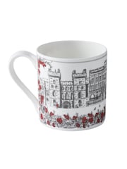 Victoria Eggs Red and Charcoal Royally British Mugs 2 Pack - Image 2 of 2