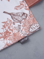 Victoria Eggs Deep Brown and Russet Autumn Garden Canvas & Cosmetics 100% Cotton Bag - Image 3 of 4