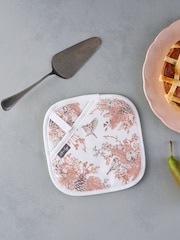 Victoria Eggs Deep Brown and Russet Autumn Garden 100% Cotton Pot Grab and Tea Towel - Image 2 of 4