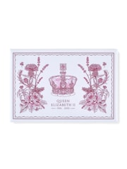 Victoria Eggs Pink/ Green/ Red The Queen's Commemorative Royal Family British 100% Cotton Tea Towels - Image 2 of 4
