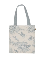 Victoria Eggs Blue Wildlife in Spring Canvas Bag & Cosmetic 100% Cotton Bag - Image 3 of 3