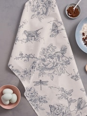 Victoria Eggs Blue Wildlife in Spring Pot 100% Cotton Grab & Tea Towel - Image 1 of 4