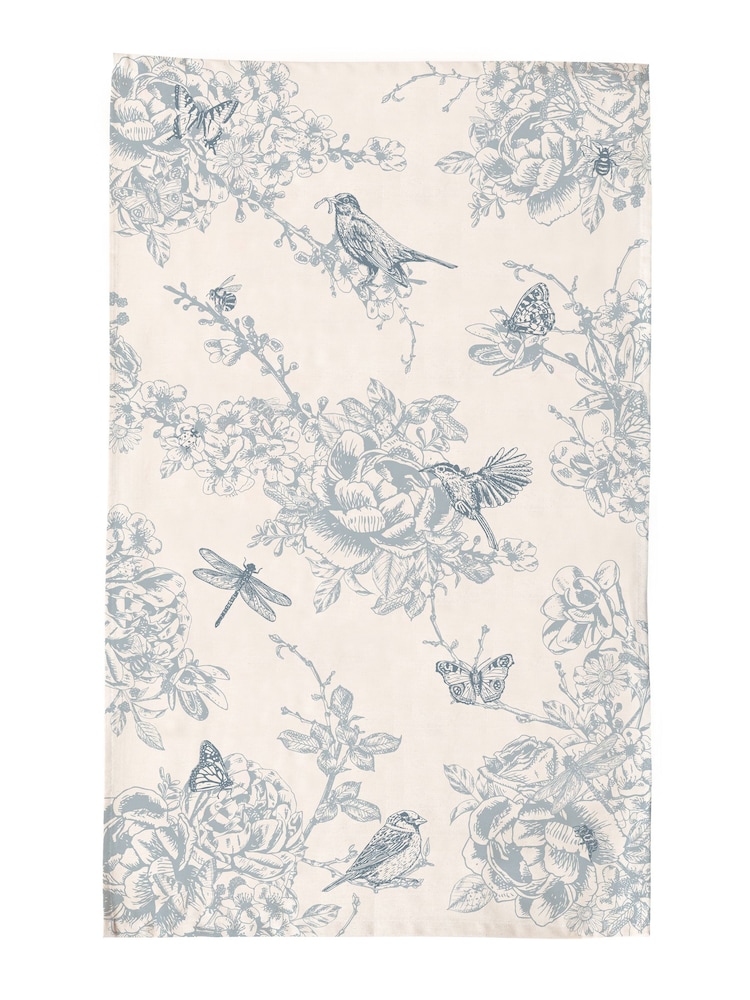 Victoria Eggs Blue Wildlife in Spring Pot 100% Cotton Grab & Tea Towel - Image 2 of 4