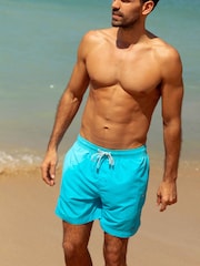 Weird Fish Blue Banning Eco Swim Shorts - Image 6 of 8