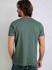 Зеленый - Weird Fish Fished Branded 100% Cotton T-Shirt - Image 1 of 3