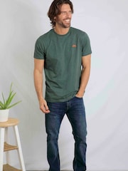 Зеленый - Weird Fish Fished Branded 100% Cotton T-Shirt - Image 2 of 3