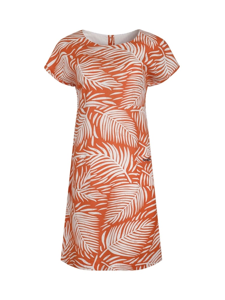 Weird Fish Orange Orlando Linen Pocket Dress - Image 6 of 6