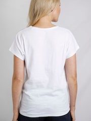 Weird Fish White Strolls Organic Graphic T-Shirt - Image 2 of 6