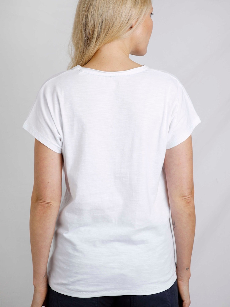 Weird Fish White Strolls Organic Graphic T-Shirt - Image 2 of 6
