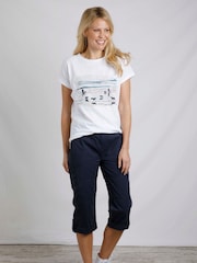 Weird Fish White Strolls Organic Graphic T-Shirt - Image 3 of 6