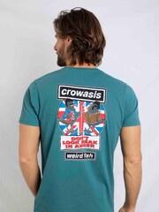 Weird Fish Blue 100% Cotton Crowasis Artist T-Shirt - Image 2 of 6