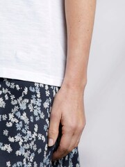 Weird Fish White Teya Organic Outfitter Cotton T-Shirt - Image 4 of 6