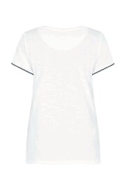 Weird Fish White Teya Organic Outfitter Cotton T-Shirt - Image 6 of 6