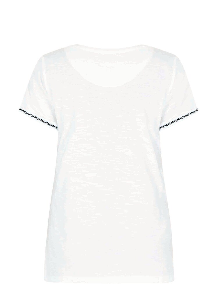 Weird Fish White Teya Organic Outfitter Cotton T-Shirt - Image 6 of 6
