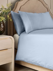 Коллекция Luxe 300 Thread Count 100% Cotton Sateen Luxury пододеяльник и комплект наволочек. - Изображение 3 из 7