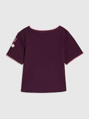 River Island Red Sequin Embroidered Baby T-Shirt - Image 2 of 4