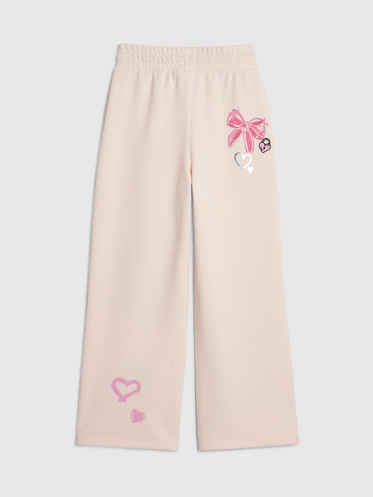 River Island Pink Graffiti Icon Joggers - Image 2 of 4 River Island Pink Graffiti Icon Joggers - Image 2 of 4