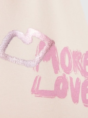 River Island Pink Graffiti Icon Joggers - Image 3 of 4