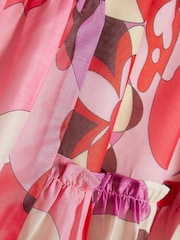 River Island Pink Halter Satin Dress - Image 4 of 4