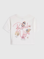River Island White Beach Vibes T-Shirt - Image 2 of 4