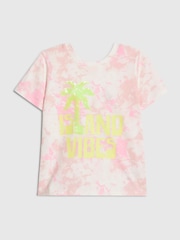 رداء عُلوي صباغة بالربط بعبارة "Island Vibes" من River Island - صورة 2 من 4