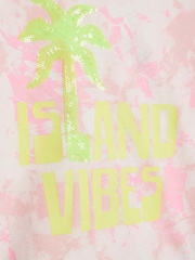 رداء عُلوي صباغة بالربط بعبارة "Island Vibes" من River Island - صورة 4 من 4