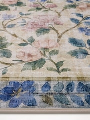 Hug Rug Natural and Blue Lady Rose Runner - Image 3 of 3