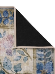 Hug Rug Natural and Blue Lady Rose Runner - Image 5 of 6
