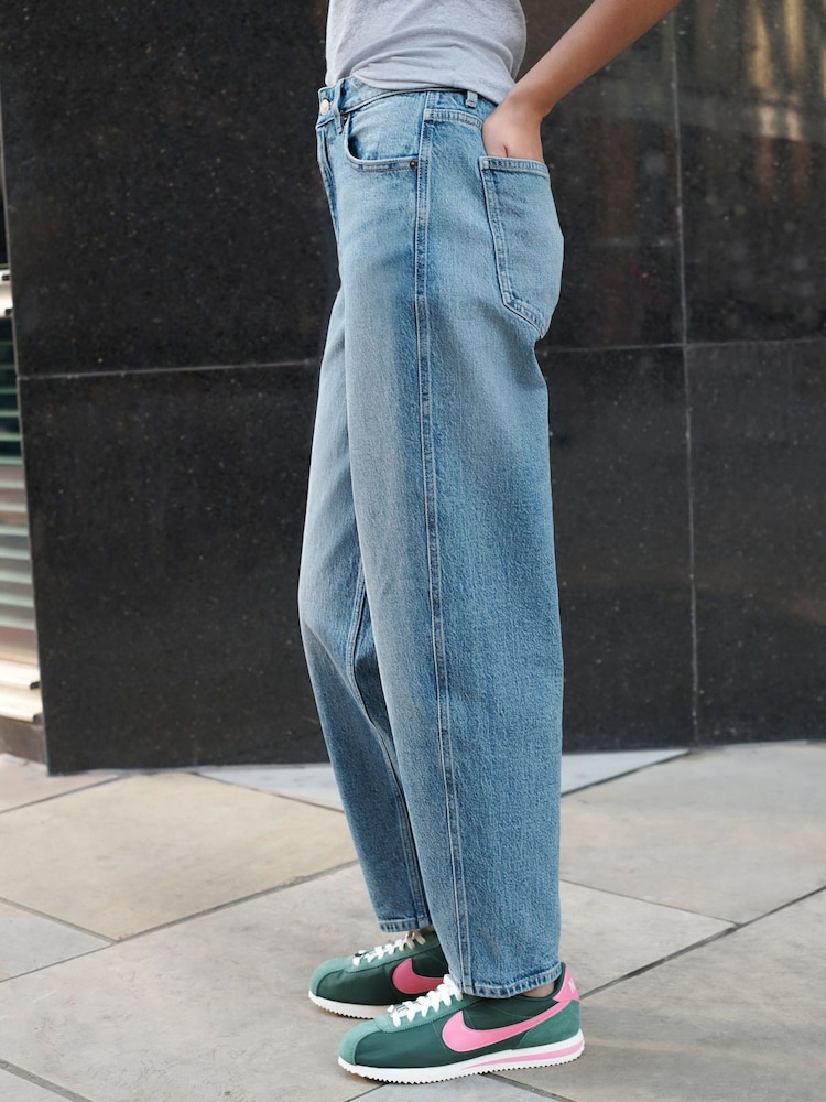 Mittelblau - Authentische Jeans mit Barrel-Hosenbein - Image 3 of 7