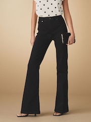 Black Relaxed Bootcut 100% Cotton Jeans - Image 3 of 7