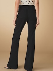 Black Relaxed Bootcut 100% Cotton Jeans - Image 4 of 7