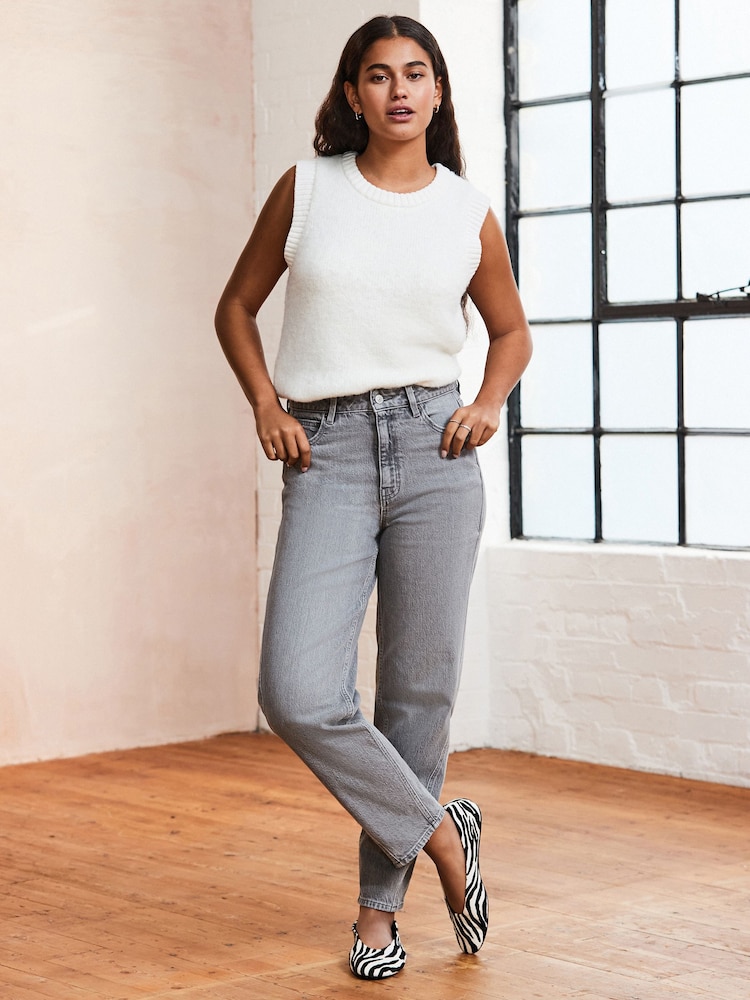 Szary - Authentic Carrot Barrel Jeans - Image 1 of 8