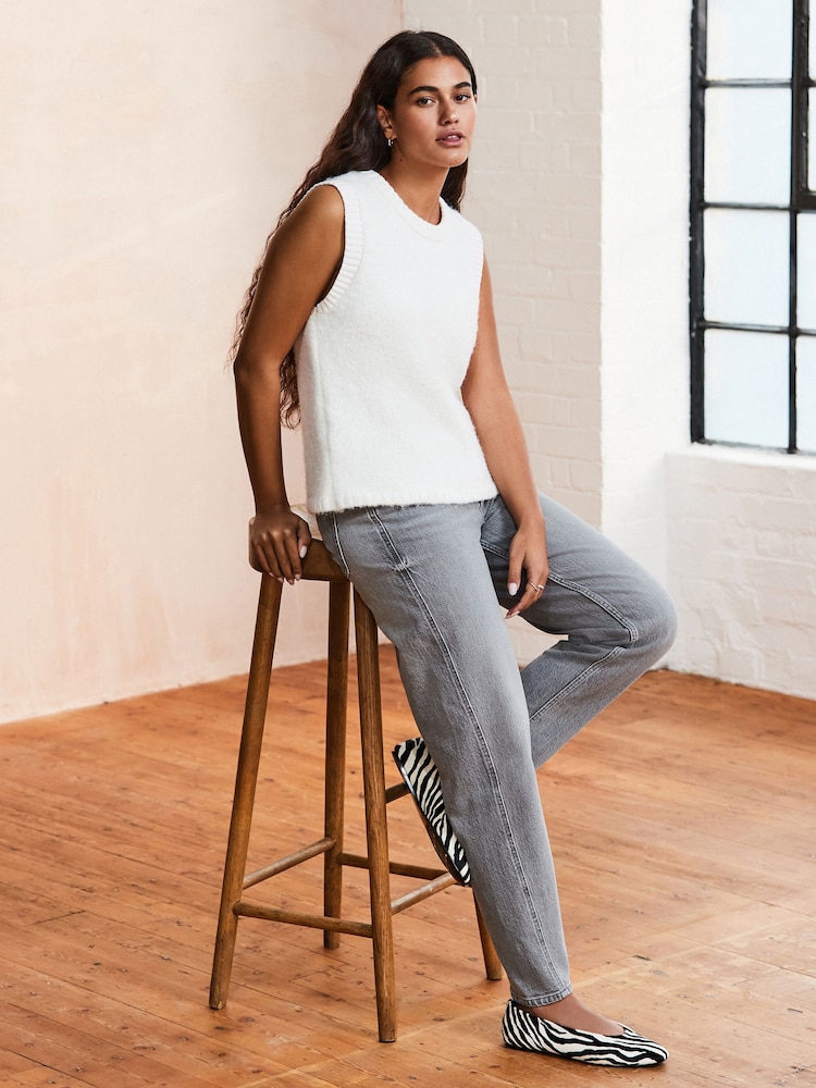 Szary - Authentic Carrot Barrel Jeans - Image 2 of 8