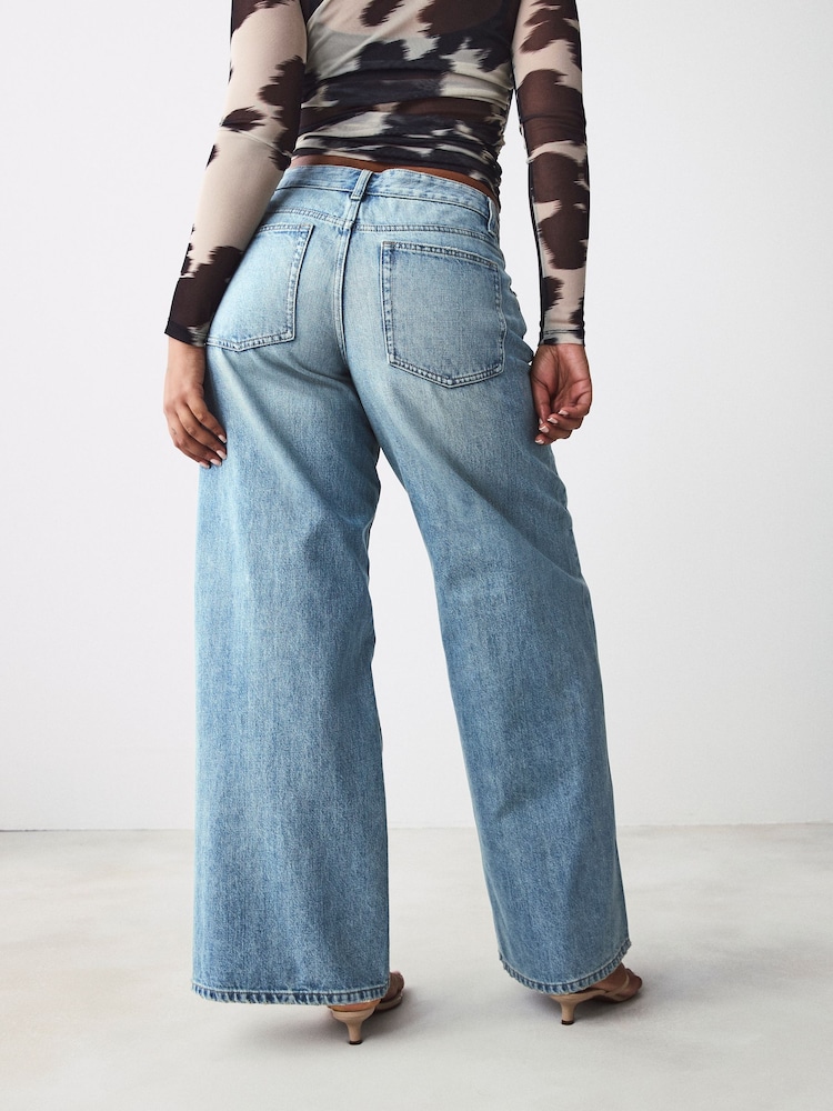 eau de javel - Jeans super larges 100% coton Hourglass - Image 5 of 7