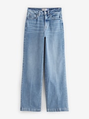 Normaal blauw - Jeans met zandloperpasvorm en wijde pijpen - Image 6 of 9