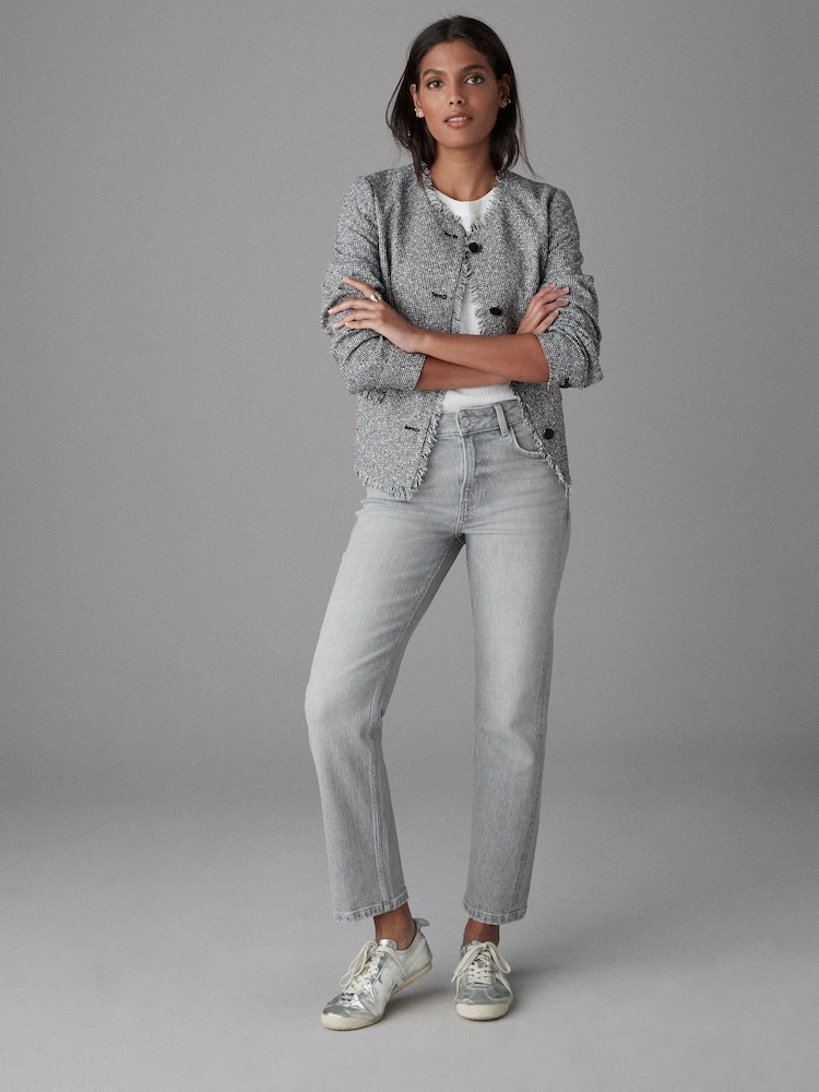 Grey Straight Jeans - Image 1 of 7