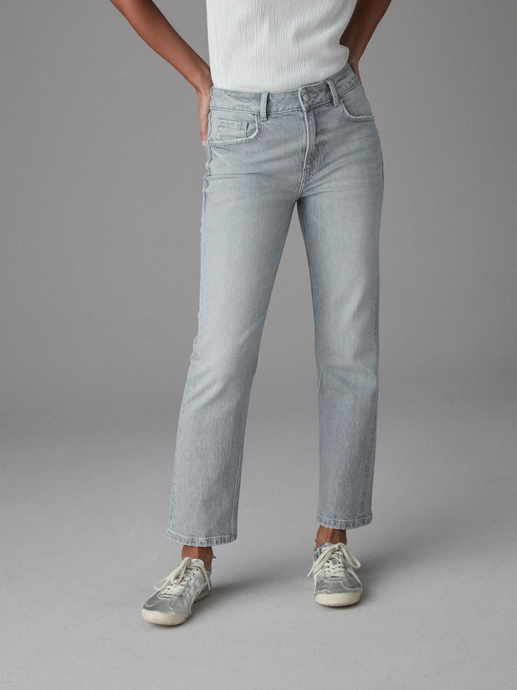 Grey Straight Jeans - Image 2 of 7