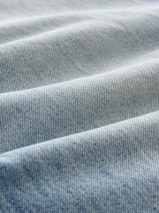 Donkerblauw - Baggy jeans met wijde pijpen van 100% katoen - Image 7 of 7