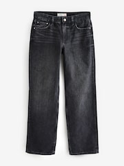 Noir - Ample Ample 100% Coton Jeans - Image 6 of 8